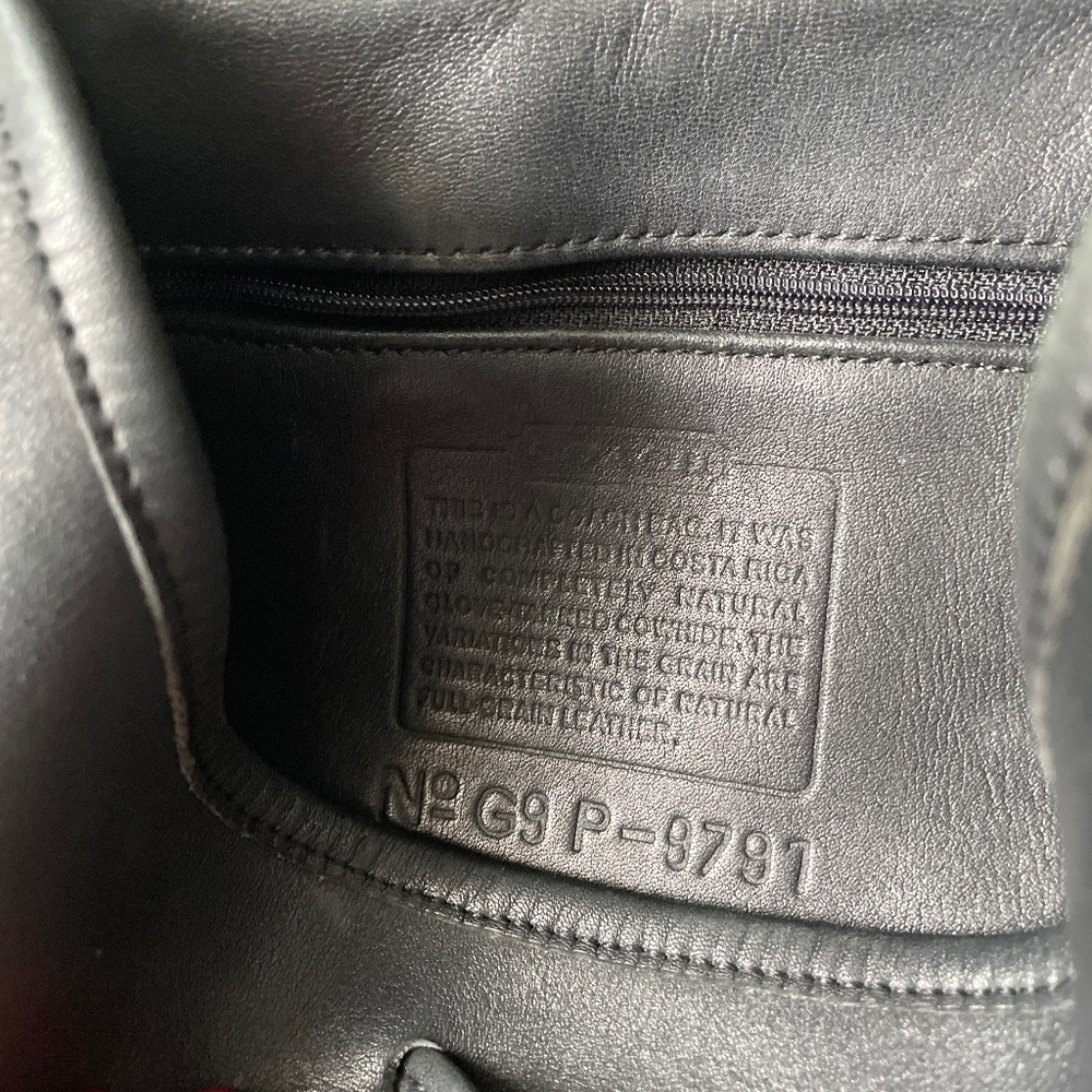 Vintage coach back pack